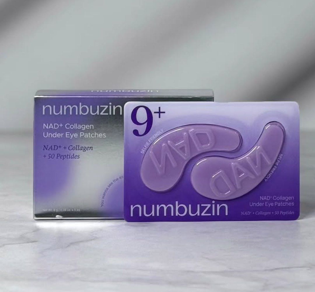 پچ دور چشم نامبوزین مدل NAD+50peptides+کلاژن بسته بندی ۵ تایی بندی ۵ عددی