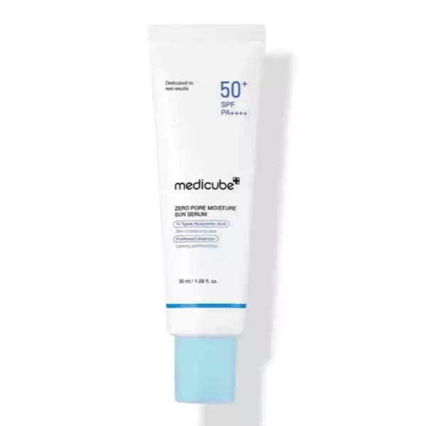 ضد آفتاب سرمی مرطوبکننده زیرو پور مدی کیوب Medicube Zero Pore Moisture Sun Serum SPF 50+ PA++++